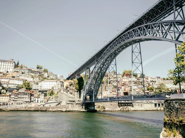 Panoramatický Výhled Staré Porto Portugalsko — Stock fotografie