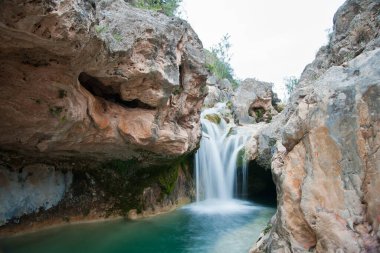 Bolbaite, Valencia, İspanya 'da şelale