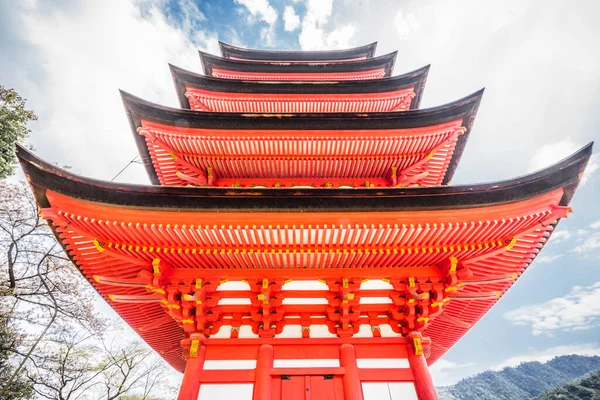 Pagoda Miyajima Japan — Foto Stock