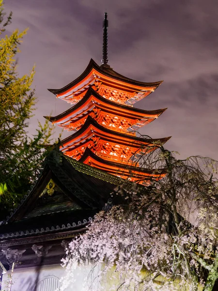 Pagoda Miyajima Japón — Foto de Stock