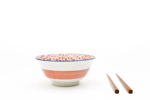 Rice Bowl With Chopsticks — Stock Photo, Image