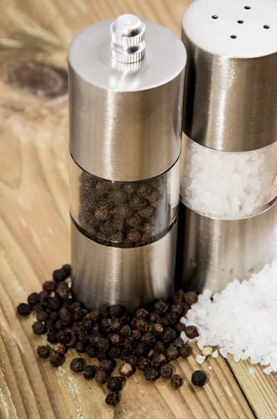 Sale e Peppershaker — Foto Stock