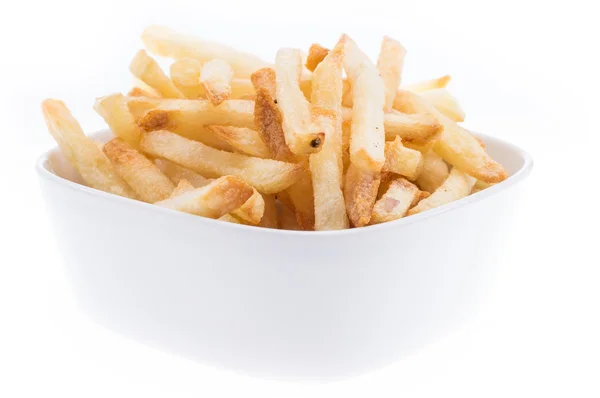 Portion of Chips isolated on white — Stock Photo, Image