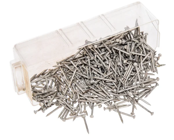 Box with Nails — Stock Photo, Image