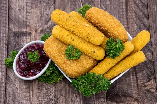 Mozzarella Sticks in a bowl — Stock Photo, Image