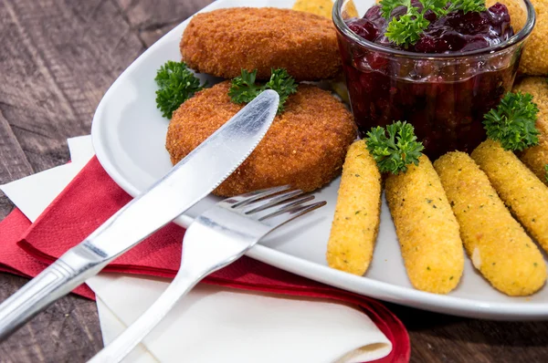Fingerfood on a plate — Stock Photo, Image
