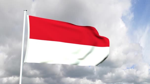 Flag Of Monaco Video By C Handmadepicture Stock Footage Flag Of Monaco Video By C Handmadepicture Stock Footage