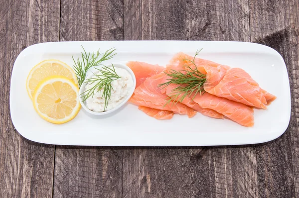 Portion of fresh Salmon — Stock Photo, Image