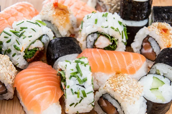 Gemischtes Sushi (Makroaufnahme)) — Stockfoto