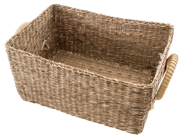Basket isolated on white — Stock Photo, Image