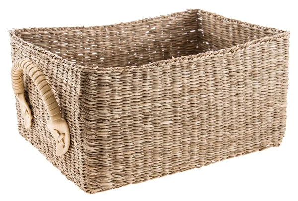 Basket isolated on white — Stock Photo, Image