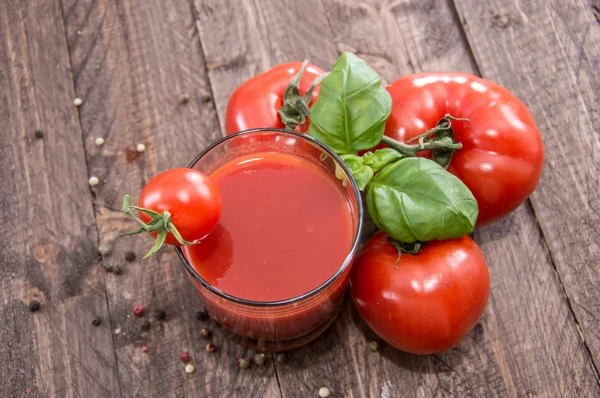 自制番茄汁 — 图库照片