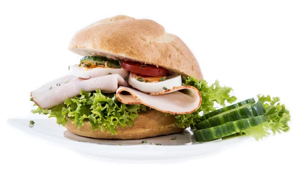 Sandwich poitrine de poulet — Photo