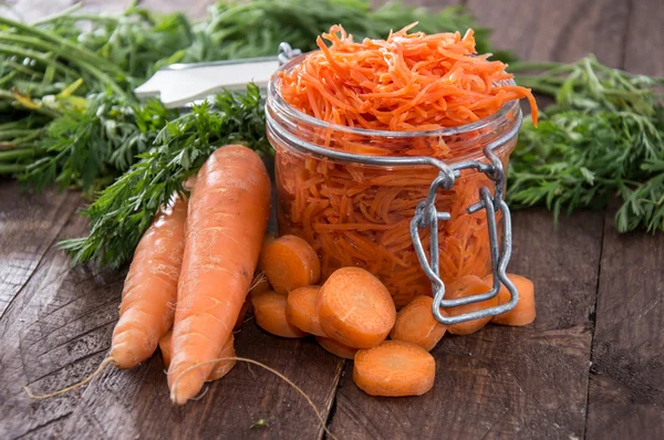 Bagian dari Carrot Salad — Stok Foto