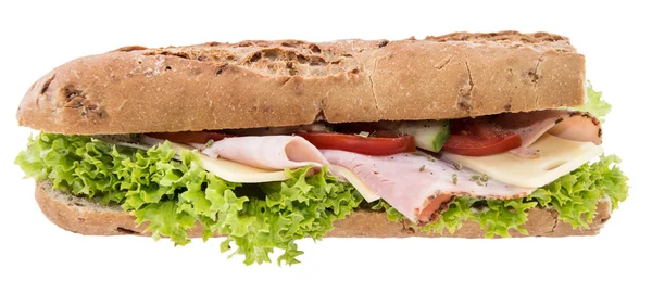 Sandwich prosciutto bianco — Foto Stock