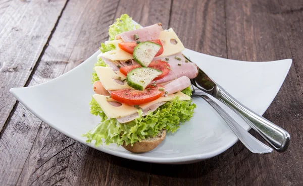 Frisches Sandwich — Stockfoto