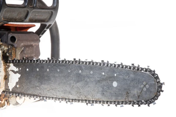 Chainsaw isolated on white — Stock Photo, Image