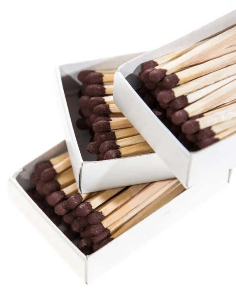 Matchsticks in a box — Stock Photo, Image