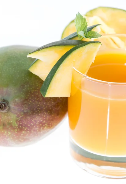 Mango sap (op wit) — Stockfoto