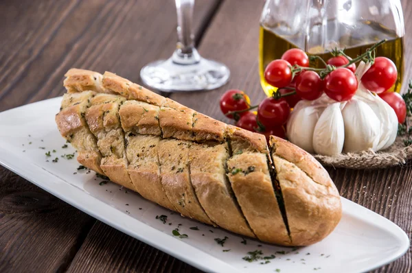 Хлеб из чеснока — стоковое фото