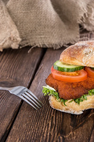 Fresh made Chicken Sandwich — Stock Photo, Image