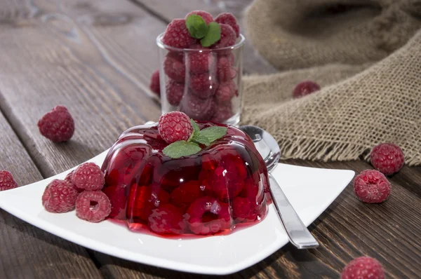 Raspberry Jello — Stock Photo, Image