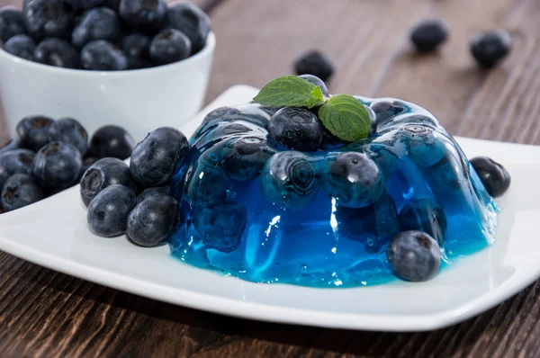 Blueberry zselatinfajta része — Stock Fotó