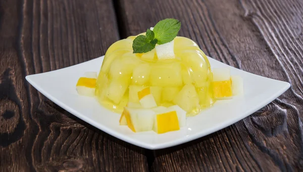 Homemade Honeydew Jello — Stock Photo, Image