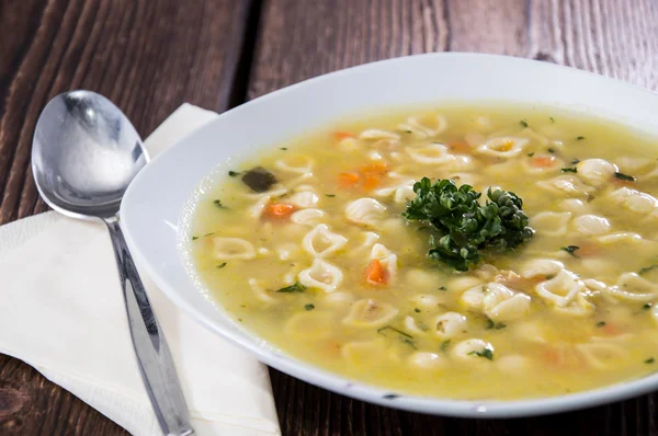 Porție de supă proaspătă — Fotografie, imagine de stoc