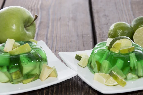 Gelatina verde — Foto de Stock