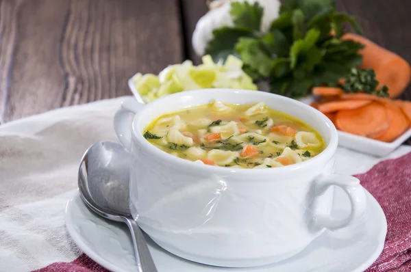 Porção de Sopa fresca — Fotografia de Stock