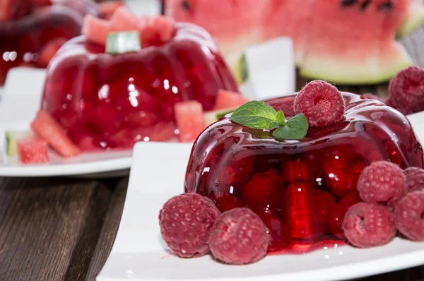 Mezcla de gelatina roja — Foto de Stock