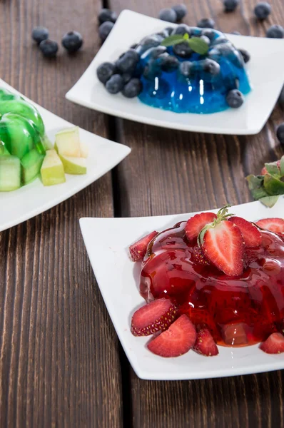 Mixed sorts of Jello — Stock Photo, Image