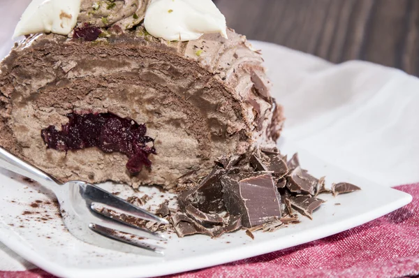 Homemade Chocolate Cake — Stock Photo, Image