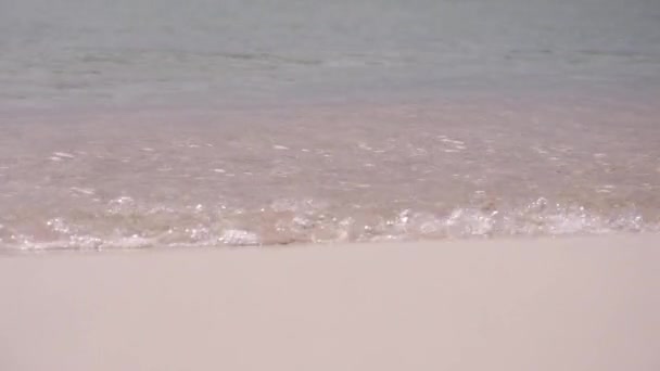 Quebrando ondas na praia — Vídeo de Stock