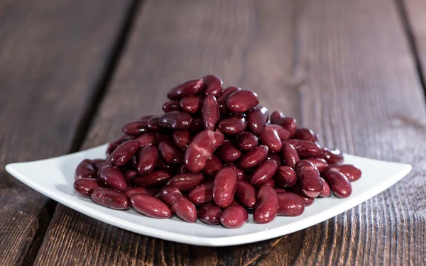 Frijoles de riñón en plato —  Fotos de Stock