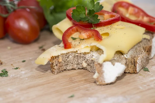 Sanduíche de queijo — Fotografia de Stock