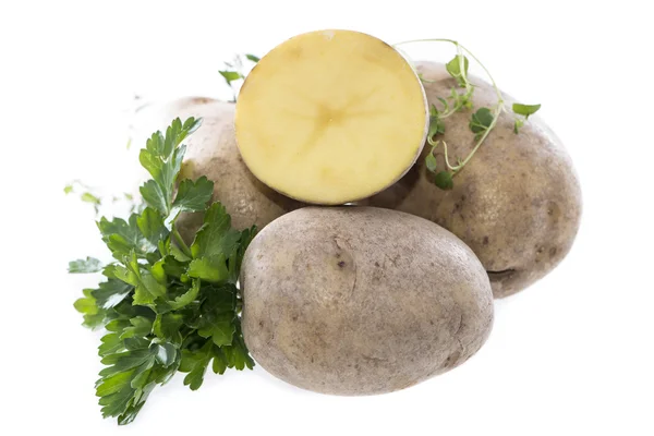 Ziemniaki odizolowane na białym — Zdjęcie stockowe