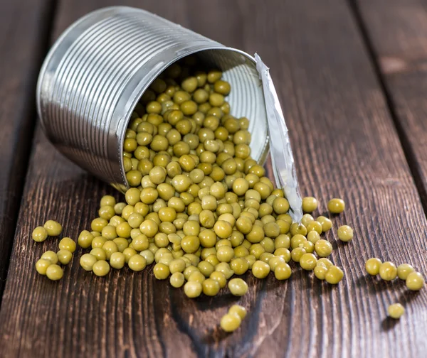 Canned Peas — Stock Photo, Image