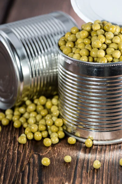 Canned Peas — Stock Photo, Image