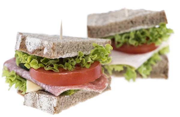 Sandwich à la dinde blanc — Photo