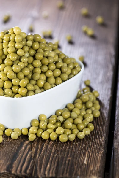 Bowl filled with Peas — Stock Photo, Image