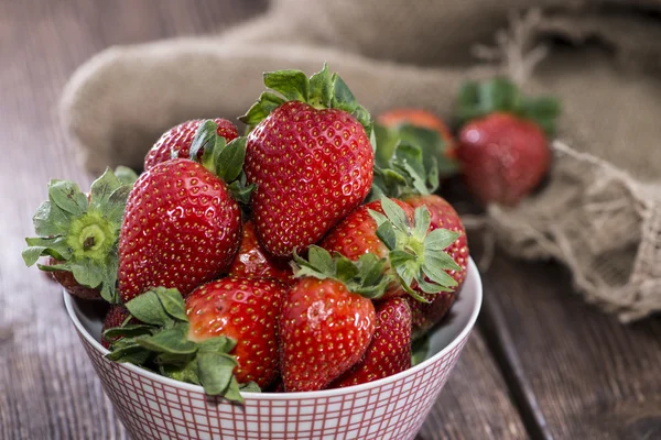 Verse aardbeien — Stockfoto