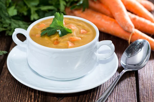Zuppa di carote vegetali — Foto Stock