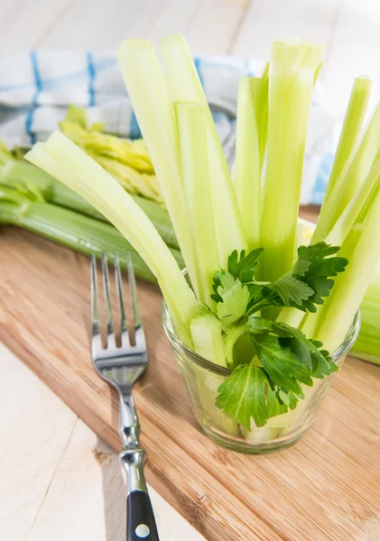 Celery Sticks in a glass — Stock Photo, Image