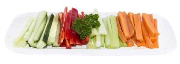 Isolated Crudites — Stock Photo, Image