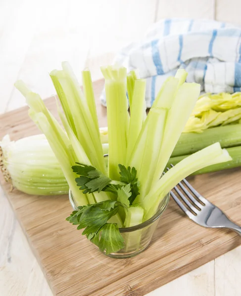 Celery Sticks in a glass — Stock Photo, Image