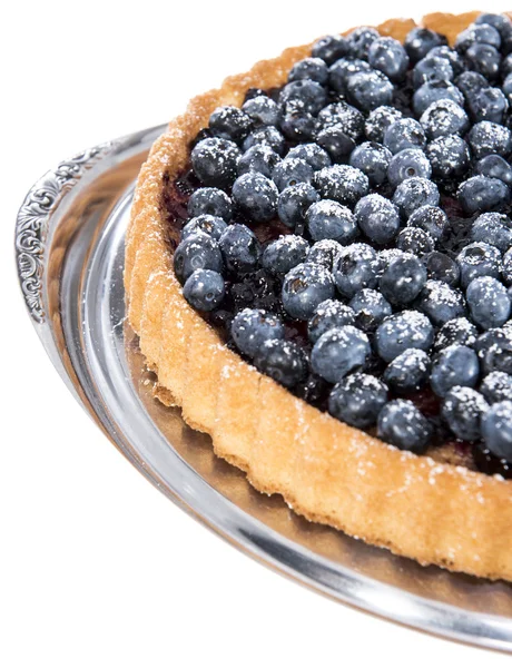 Isolated Blueberry Tart — Stock Photo, Image