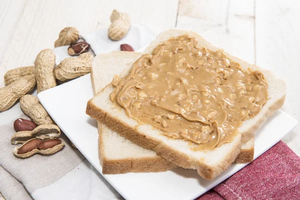 Peanut Butter Sandwich — Stock Photo, Image