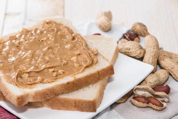 Peanut Butter Sandwich — Stock Photo, Image